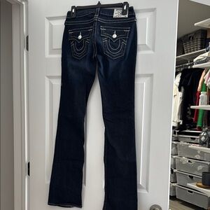 True Religion Dark Indigo Boot Cut Jeans